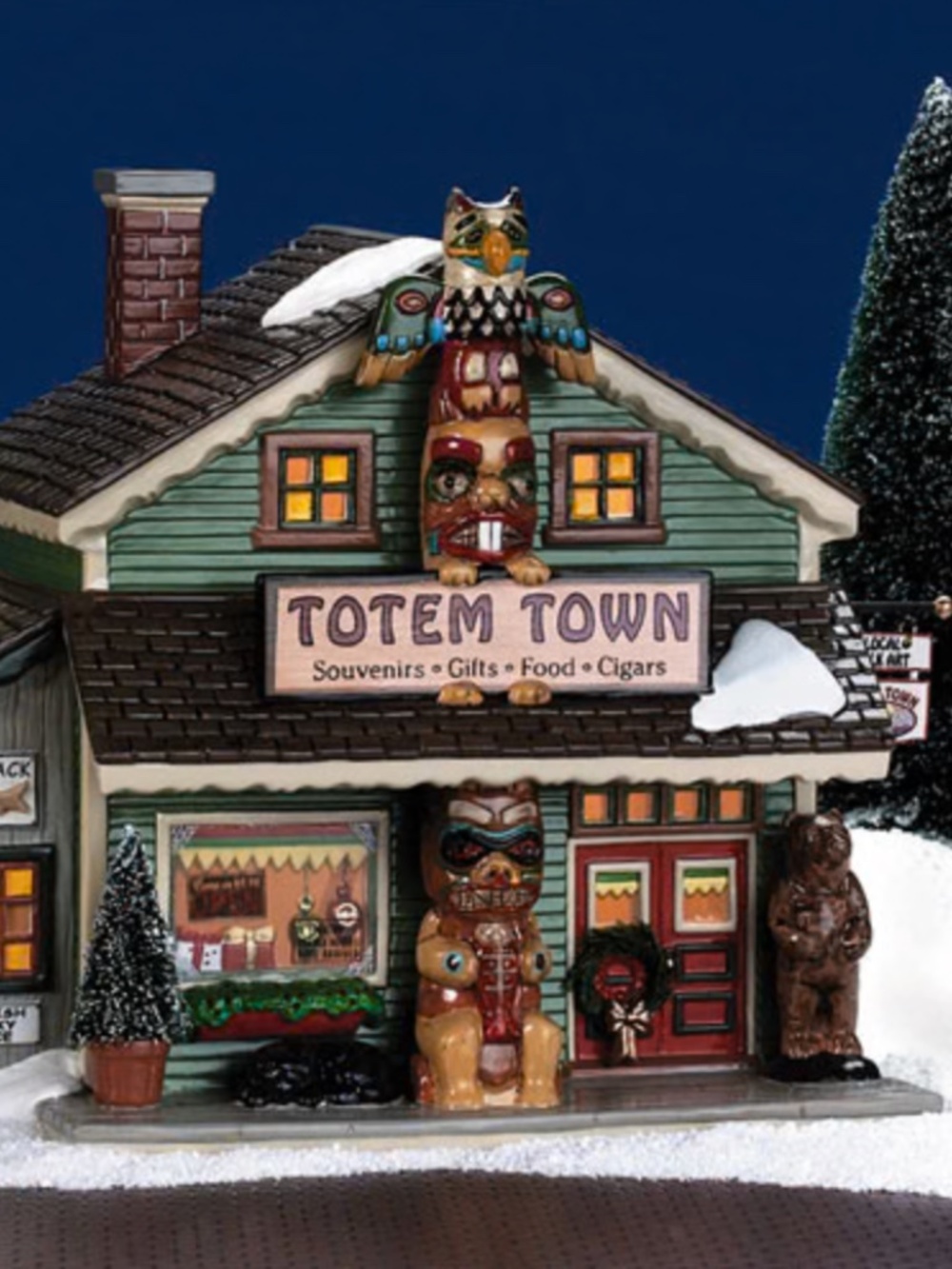 Department 56 - Snow Village - Totem Town Souvenir Shop